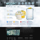 Mozaic – Free Adobe Photoshop Website Template