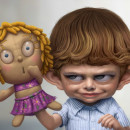 Humorous digital illustrations by Tiago Hoisel
