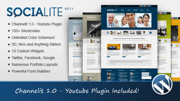 socialite wordpress theme