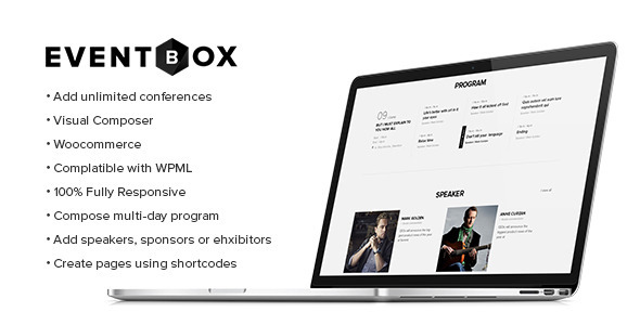 Eventbox - Club:Workshop:Party WordPress Theme
