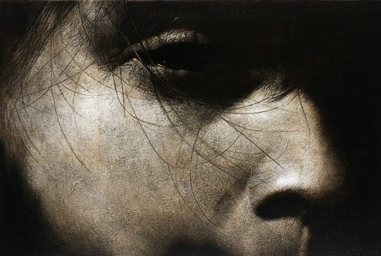 Han Young-Wook - Oil on Aluminum Scratch 2