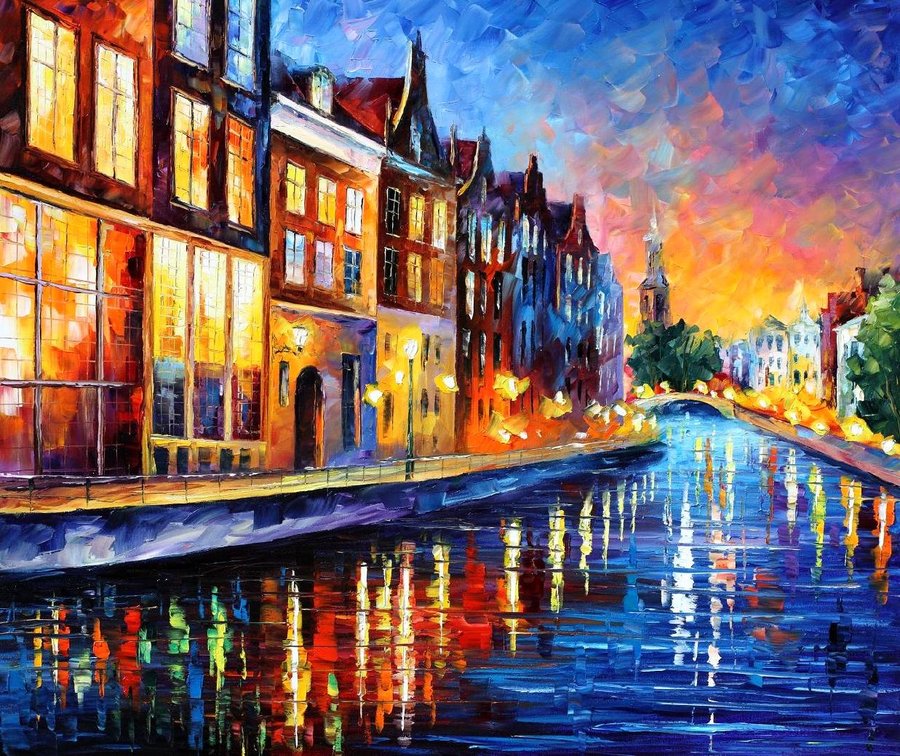 amsterdam___sunday_night___leonid_afremov_by_leonidafremov
