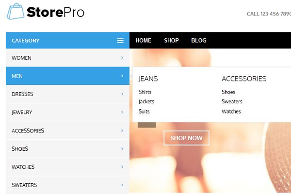 Storepro Easy to navigate WooCommerce Theme