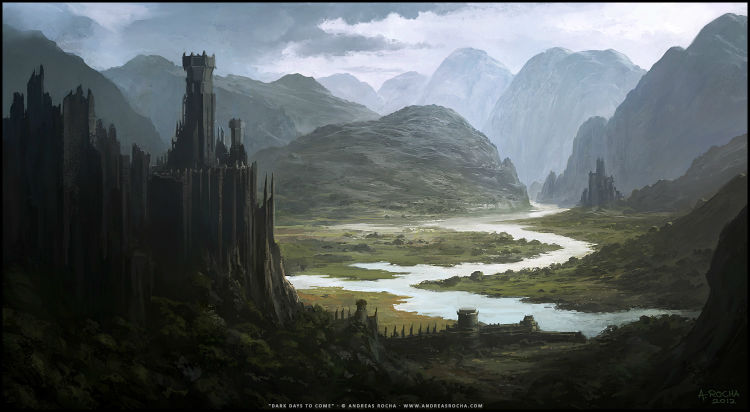 Andreas Rocha matte painting