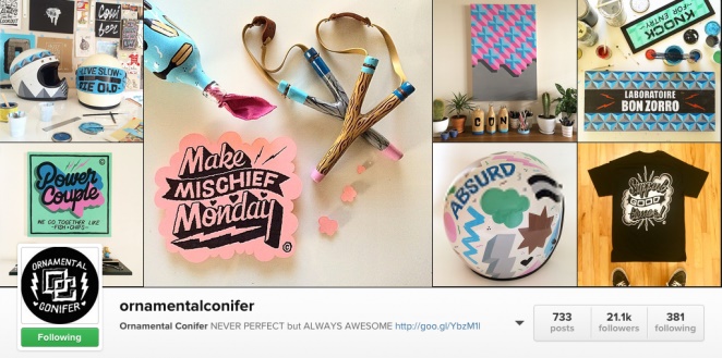 ornamental conifer's instagram